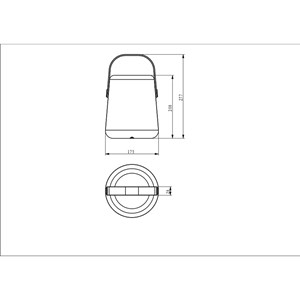 Lanterne portable rechargeable par usb