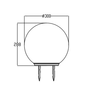 Boule solaire étanche multicolore