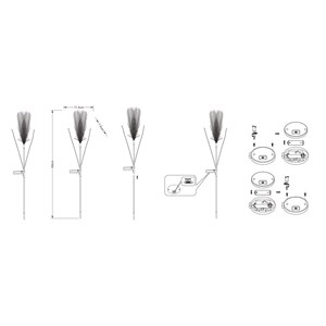 Décoration solaire : plumeau