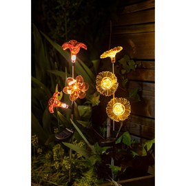 Lot de 2 fleurs solaire (lys+tournesols)