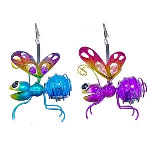 Lot de 2 papillons solaire