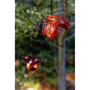 Décoration solaire - coccinelle