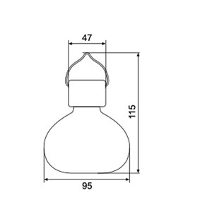 Lampion solaire à suspendre ou à poser