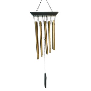 Carillon déco rectangulaire en métal -