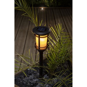 Lanterne solaire -effet flamme naturelle