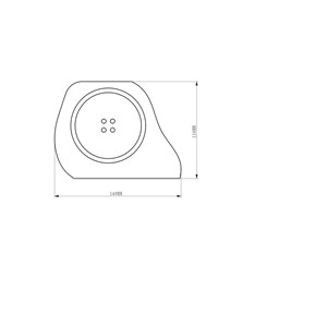 Spot solaire effet rocher