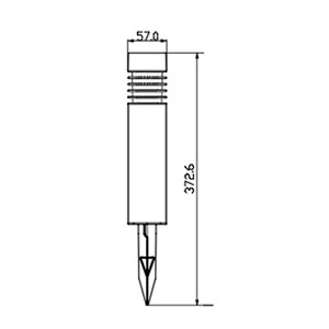 Borne solaire en abs