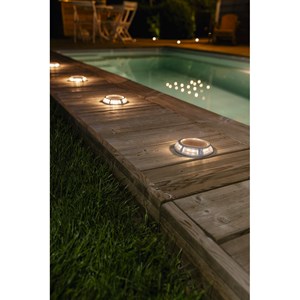 Spot solaire de sol en aluminium 15 lm