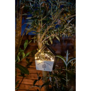 Décoration solaire à suspendre : maison