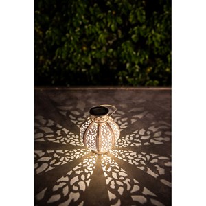 Lanterne solaire métal - style oriental