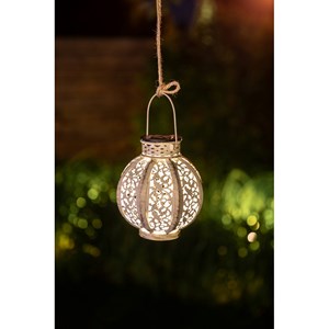 Lanterne solaire métal - style oriental