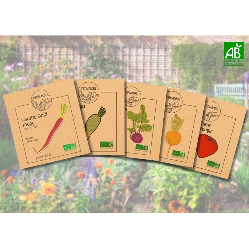 Lot de graines potagères - légumes anciens à prix réduit