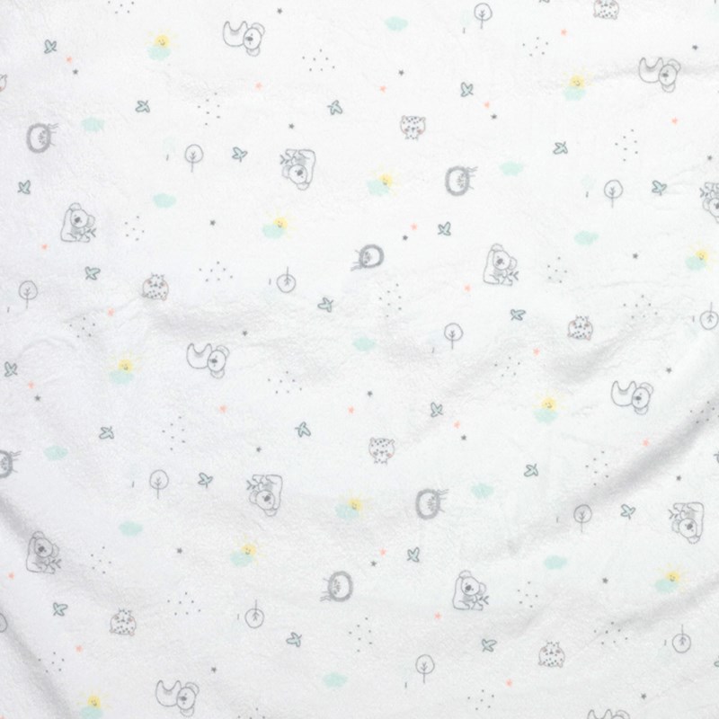 Gigoteuse en velours - koala blanc 6 18