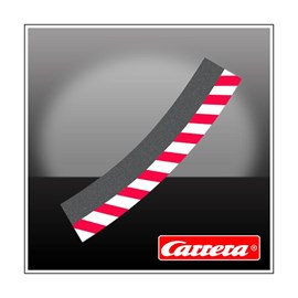 Bordures extérieures pour virage relevé