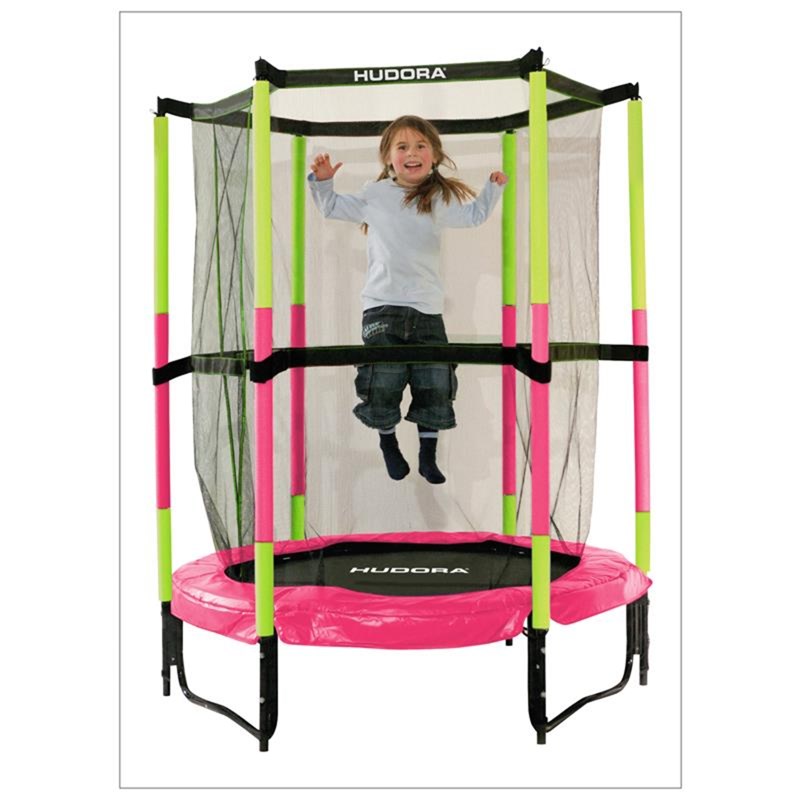 Le trampoline joey jump 3.0 rose de 140