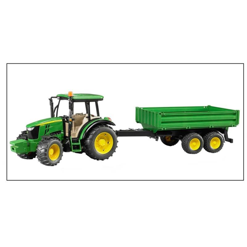 Tracteur john deere 5115m avec remorque