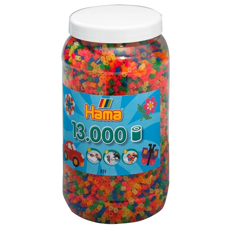 Pot de 13000 perles fluorescentes à repa