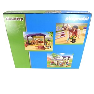 Country tournoi d'équitation avec lavage