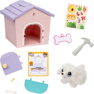 Set de jeu peluche et niche. Révélation