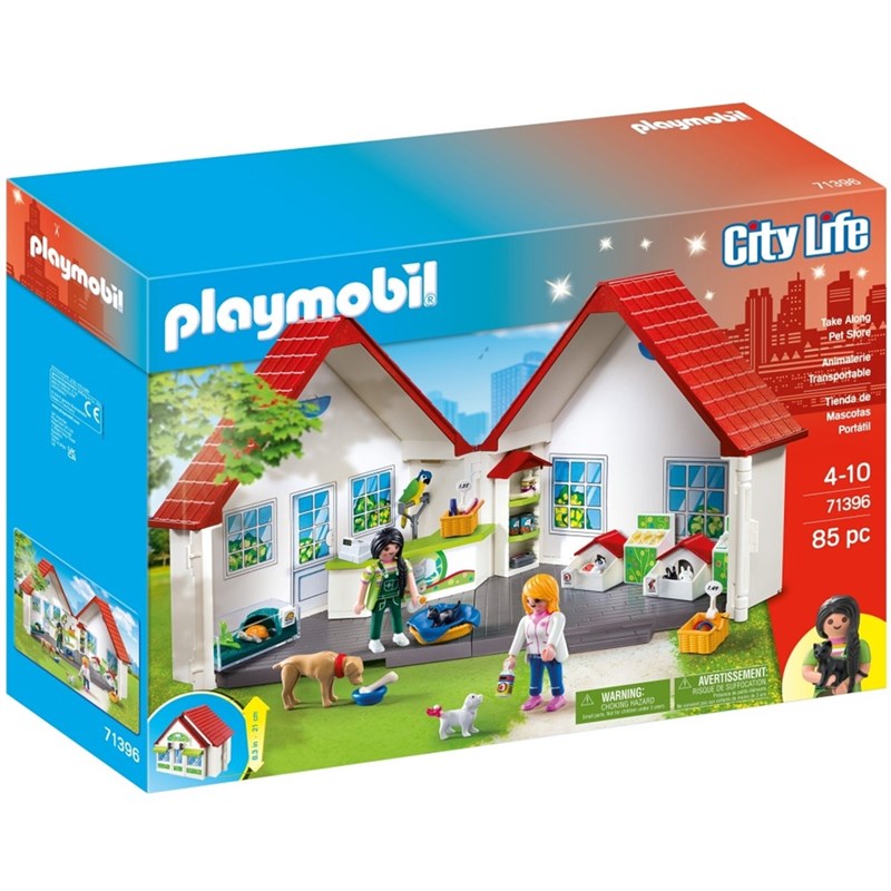 Playmobil - City life coffret animalerie transportab
