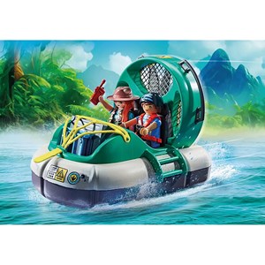 Brachiosaure avec explorateurs et aérogl