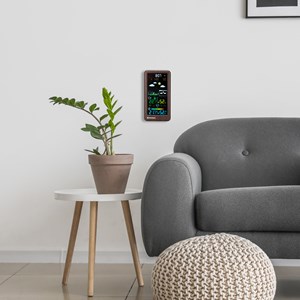 Station météo sans fil bresser neomeo v design en bois