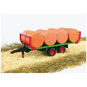 Remorque de transport de balles avec 8 b