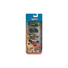 Coffret à thème de 5 petites voitures à