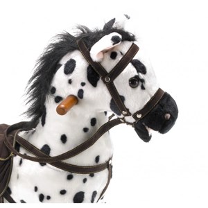 Carlotta, le cheval à bascule sonore.