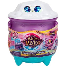 Peluche magic mixie au milieu des bulles