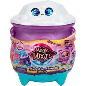 Peluche magic mixie au milieu des bulles