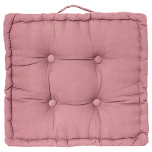 Coussin de sol - 40 x 40 cm. - rose