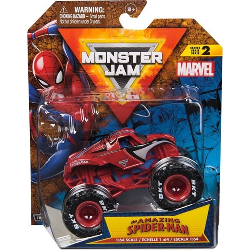 Monster jam - vehicule marvel 1:64 monst