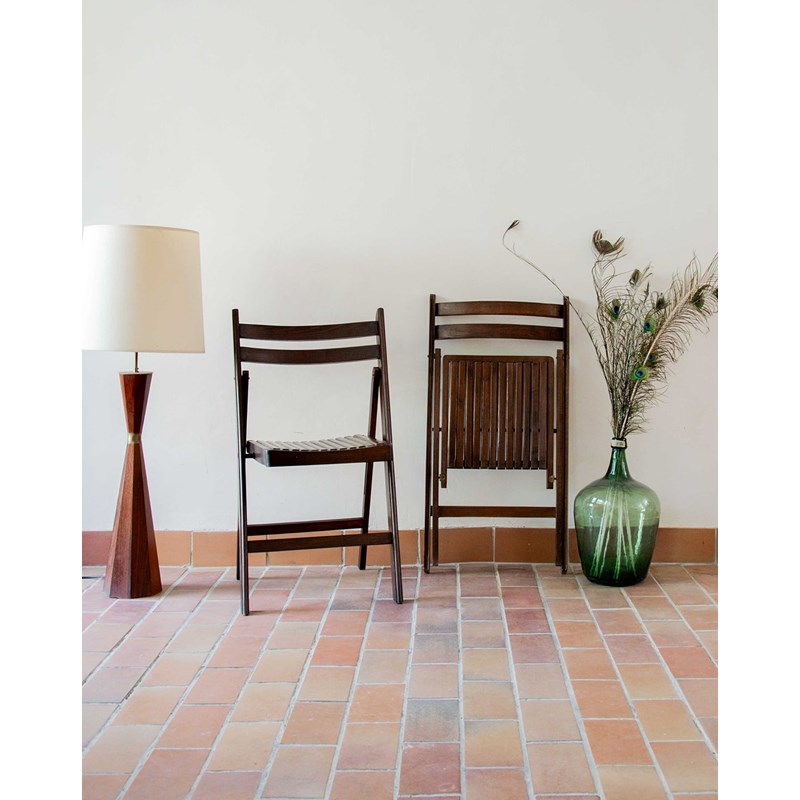 Alma, la paire de chaises pliantes n°464