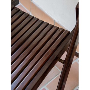 Alma, la paire de chaises pliantes n°464