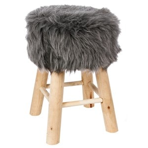 Tabouret instant nature - gris