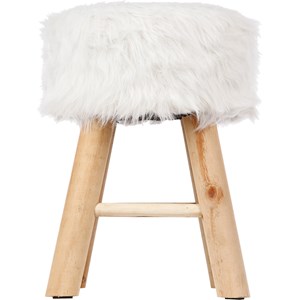 Tabouret instant nature - blanc