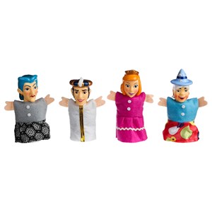 Coffret 4 marionnettes doigts -