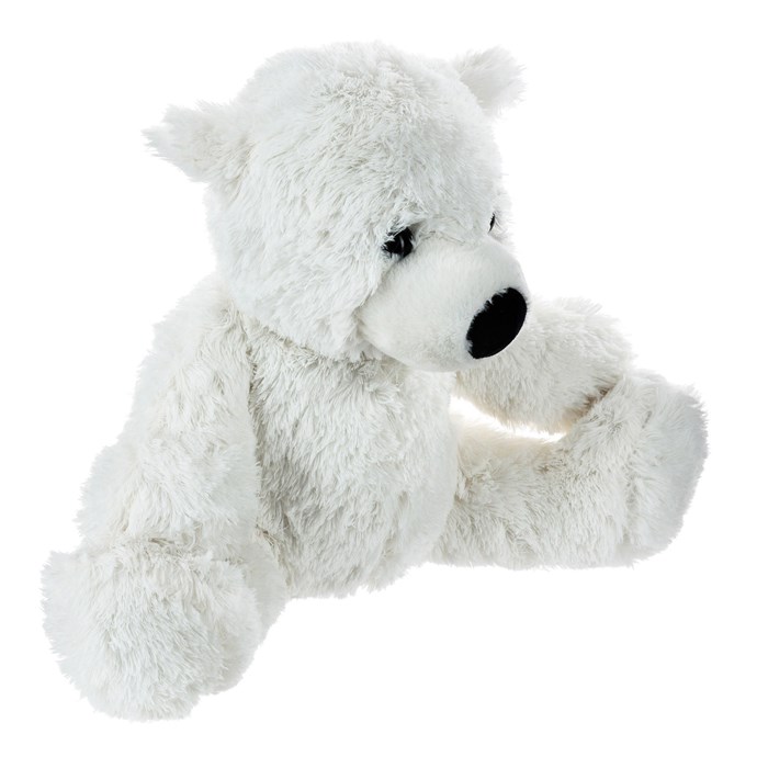 ours blanc en peluche