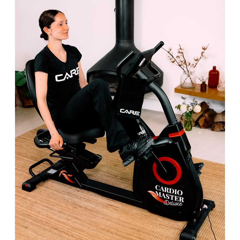 Care Fitness - Vélo semi-allongé cardio master deluxe