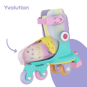 Rollers twista rose paillettes