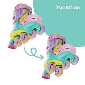 Rollers twista rose paillettes