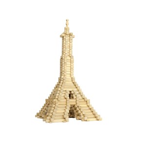 Jeu de construction en bois tour eiffel