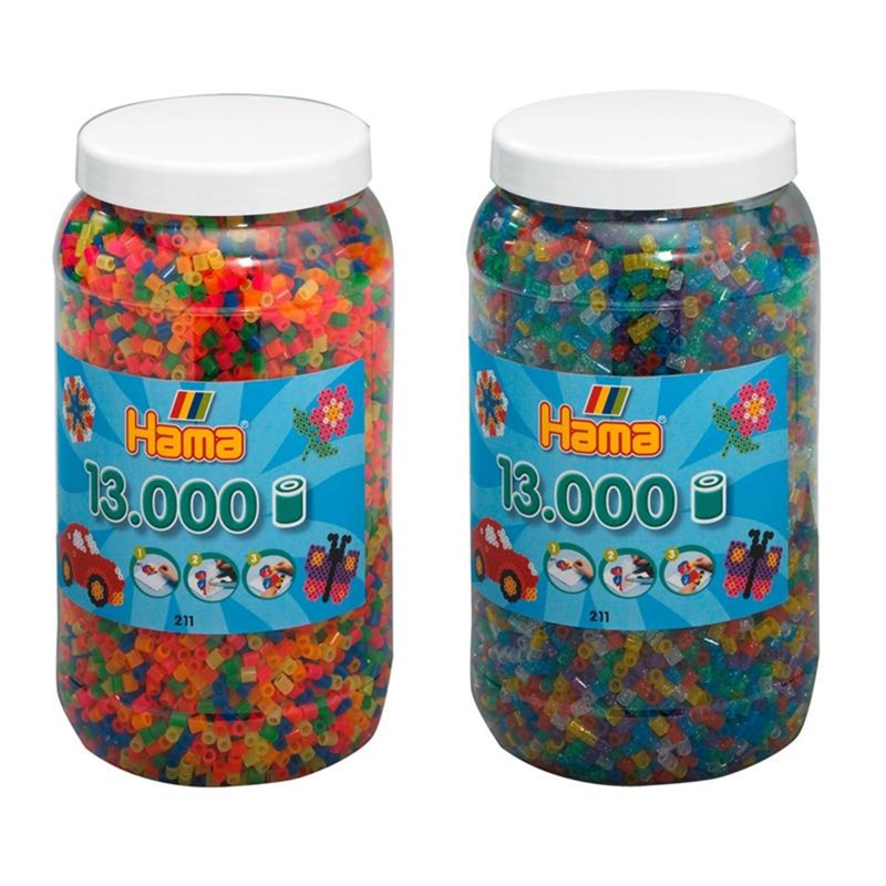 Set de deux pots de perles à repasser (e