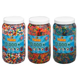 Set de trois pots de perles à repasser (