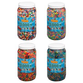 Set de quatre pots de perles à repasser