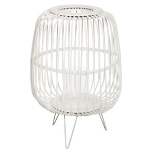 Lanterne en bambou eté indien - h. 36 cm