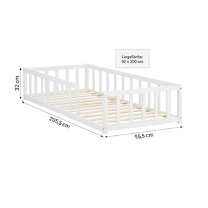 Lit homestyle4u blanc