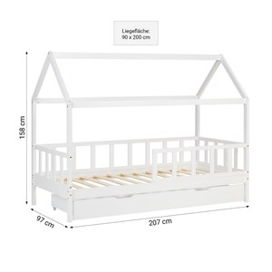 Lit homestyle4u blanc