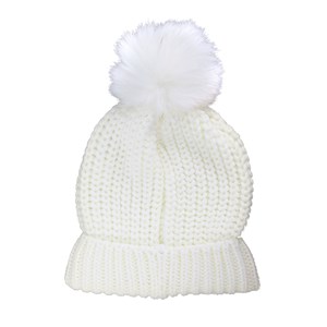 Bonnet femme à pompon